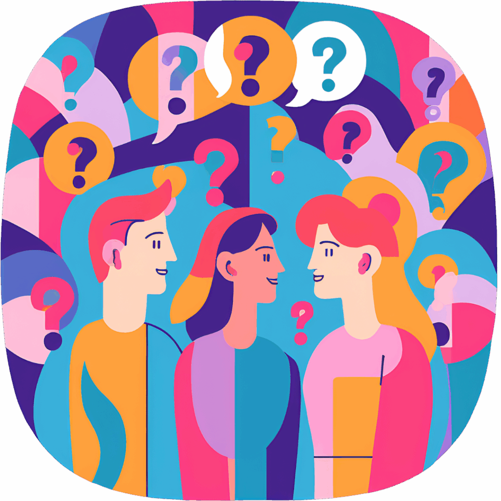 hommes femmes s'interrogeant sur leurs sexualites